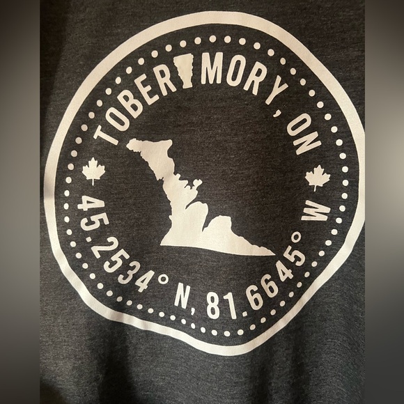 Tobermory ONTARIO Longitude & Latitude Coordinates Grey Knacks shop Medium - Picture 3 of 4